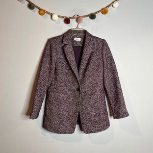 LOFT Maroon Blazer